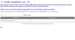 Desktop Screenshot of link-creator.com