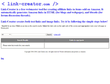 Tablet Screenshot of link-creator.com